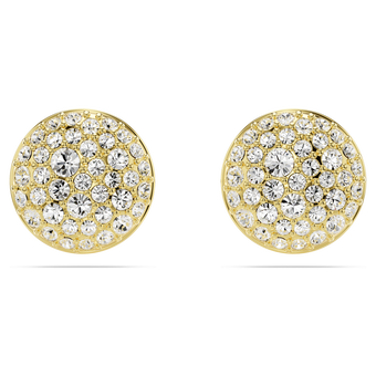 swarovski sublima stud earrings white gold tone plated