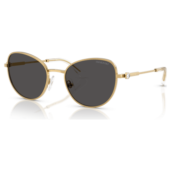 swarovski sunglasses  cat eye shape  gray