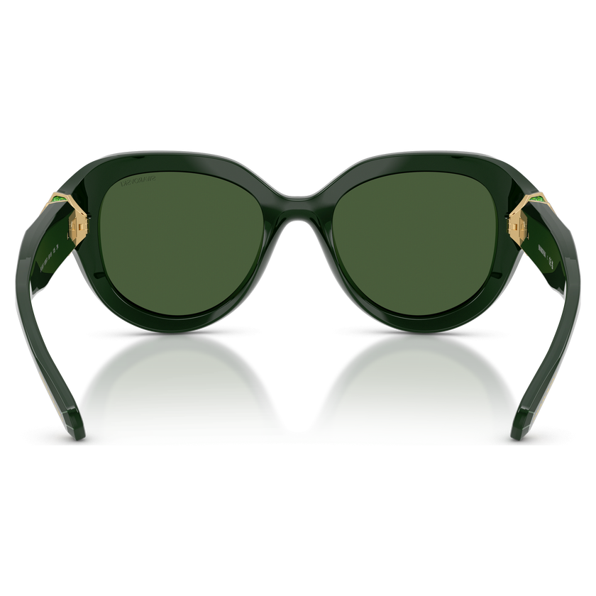 swarovski sunglasses  round shape  green