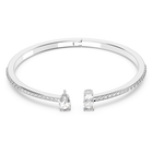 swarovski mesmera cuff mixed cuts white rhodium plated
