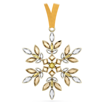 swarovski gema holiday ornament yellow