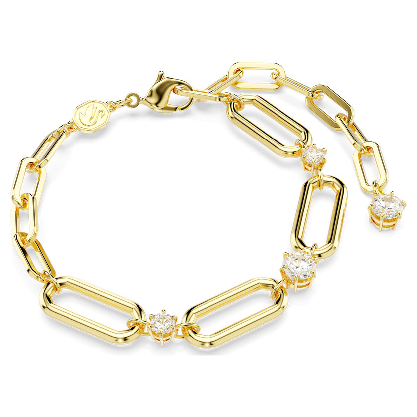 swarovski constella bracelet  white  gold tone plated