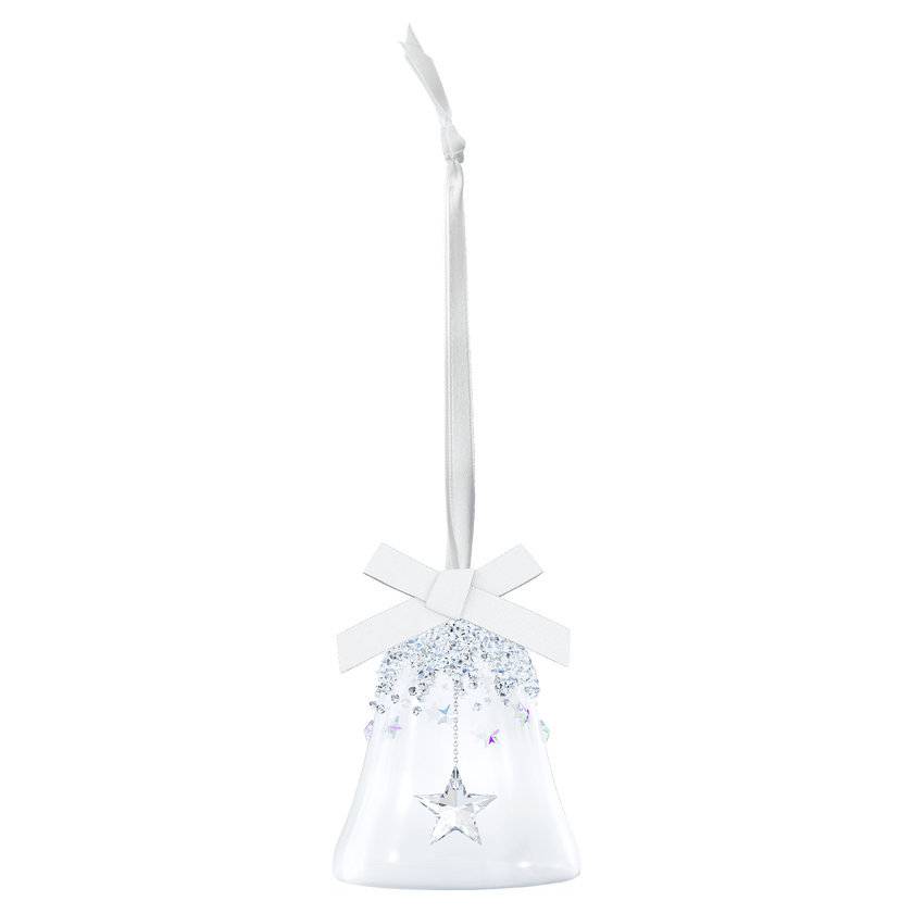 swarovski bell ornament  star  small