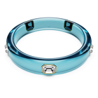 swarovski dulcis bangle octagon cut blue gold tone plated