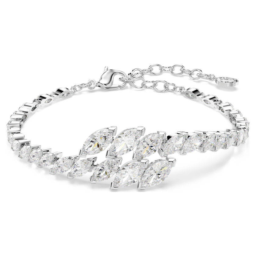 swarovski mesmera bracelet  marquise cut  white  rhodium plated
