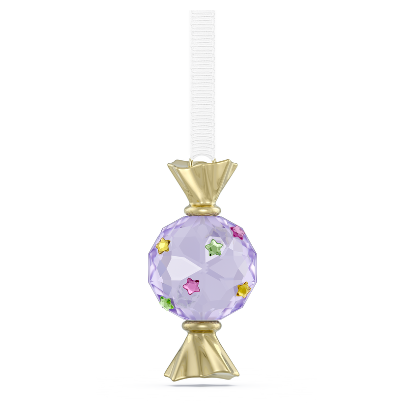swarovski holiday cheers dulcis candy ornament  violet