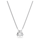 swarovski millenia pendant trilliant cut white rhodium plated