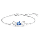 swarovski mesmera bracelet mixed cuts blue rhodium plated