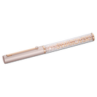 swarovski crystalline gloss ballpoint pen rose gold tone pink lacquered rose gold tone plated