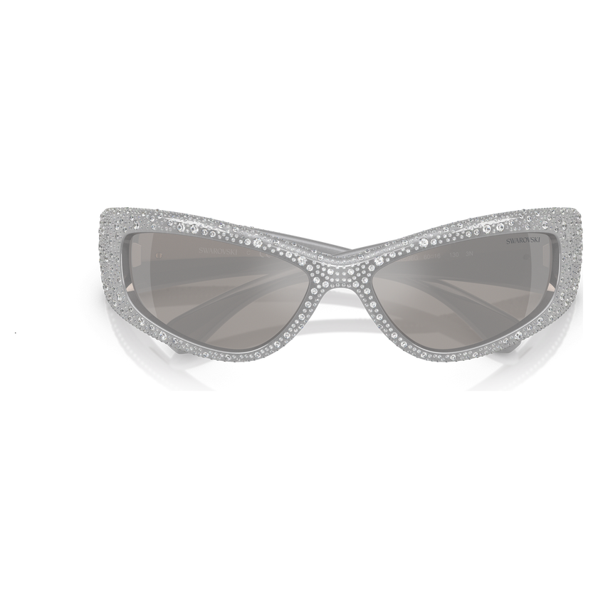 swarovski sunglasses  sk6027  silver tone