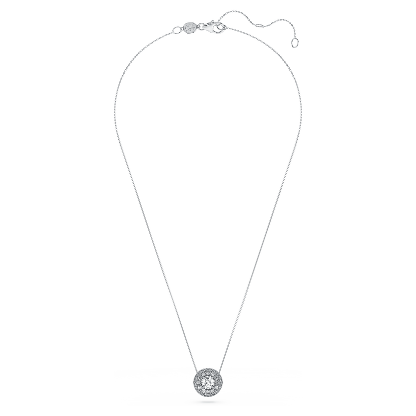swarovski eternity pendant  laboratory grown diamonds 2 ct tw  18k white gold