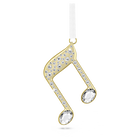 swarovski holiday magic double music note ornament