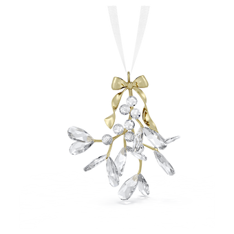 swarovski holiday magic mistletoe ornament