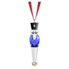 swarovski holiday cheers nutcracker ornament blue