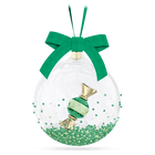 swarovski holiday cheers dulcis ball ornament green