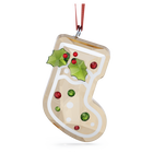 swarovski holiday cheers gingerbread stocking ornament
