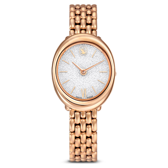 swarovski imber watch swiss made metal bracelet gold tone rose gold tone finish