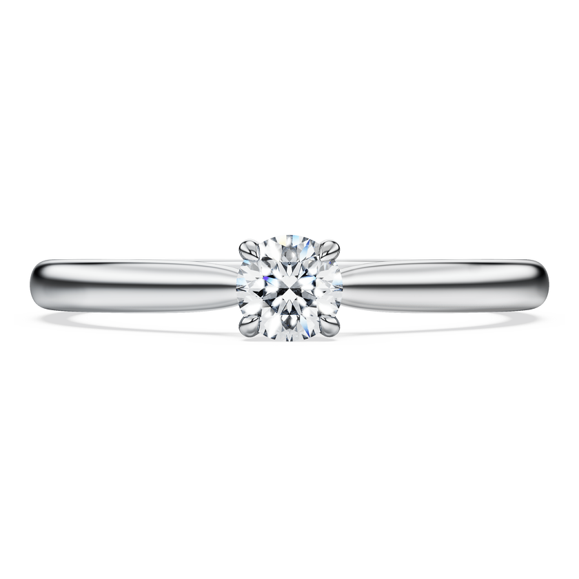 swarovski eternity solitaire ring  laboratory grown diamonds 0 25 ct tw  sterling silver
