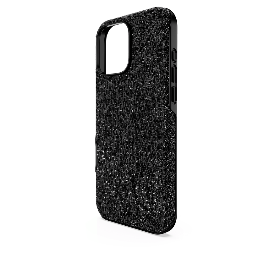 swarovski high smartphone case  iphone  16 pro max  black
