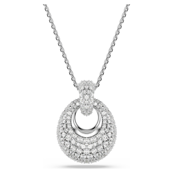 swarovski sublima pendant  white  rhodium plated