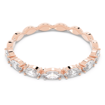 swarovski matrix vittore ring marquise cut white rose gold tone plated