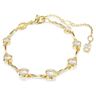 swarovski imber tennis bracelet mixed round cuts white gold tone plated