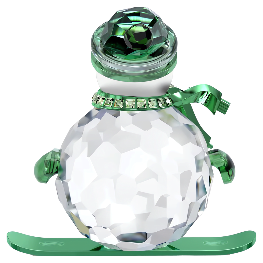 swarovski holiday cheers dulcis snowman  green