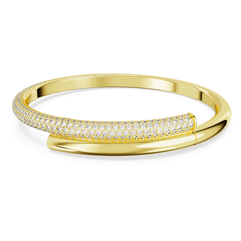 swarovski dextera bangle white gold tone plated