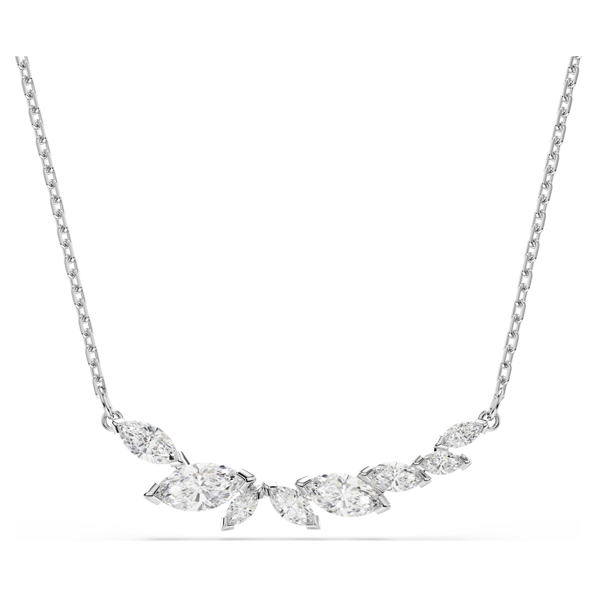 swarovski mesmera necklace  marquise cut  white  rhodium plated