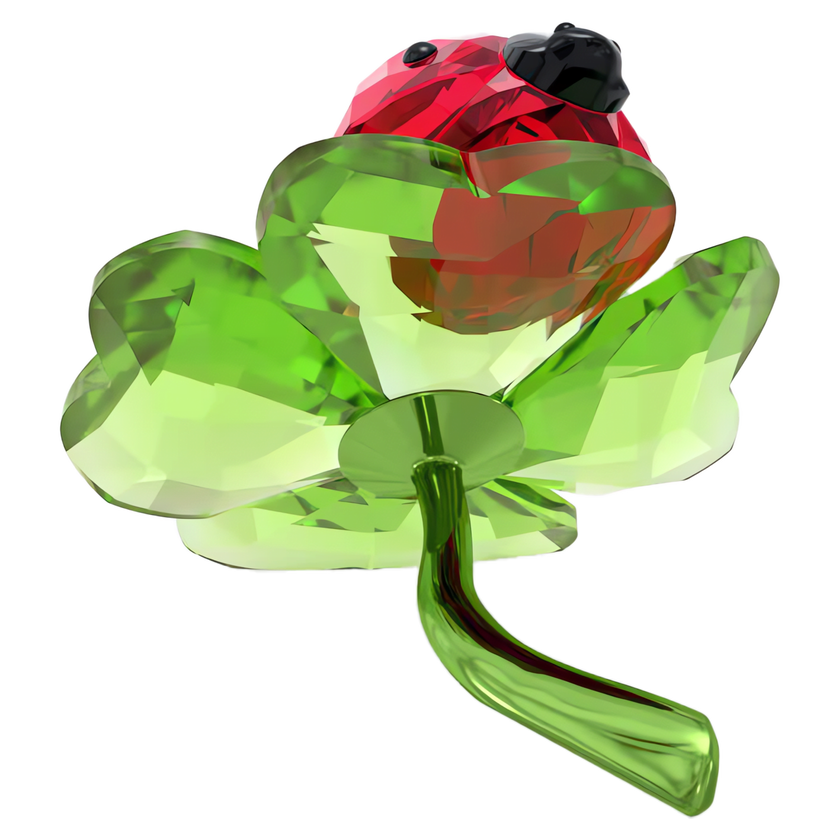 swarovski idyllia ladybug and clover