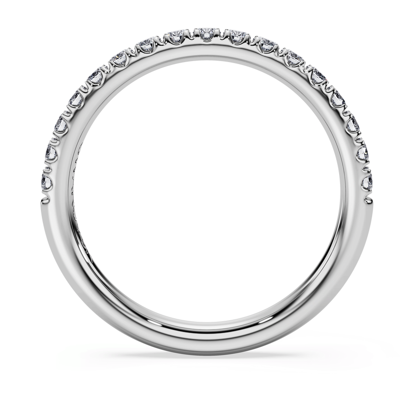 swarovski eternity band ring  lab grown diamonds 0 4 ct tw  round shape  18k white gold