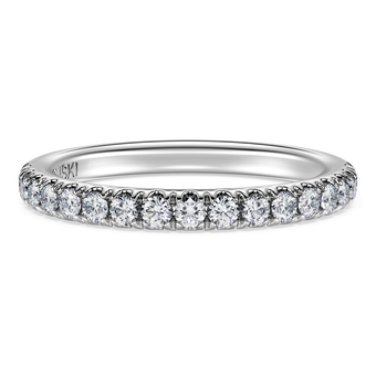 swarovski eternity band ring  laboratory grown diamonds 0 4 ct tw  18k white gold