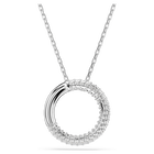 swarovski dextera pendant pav white rhodium plated