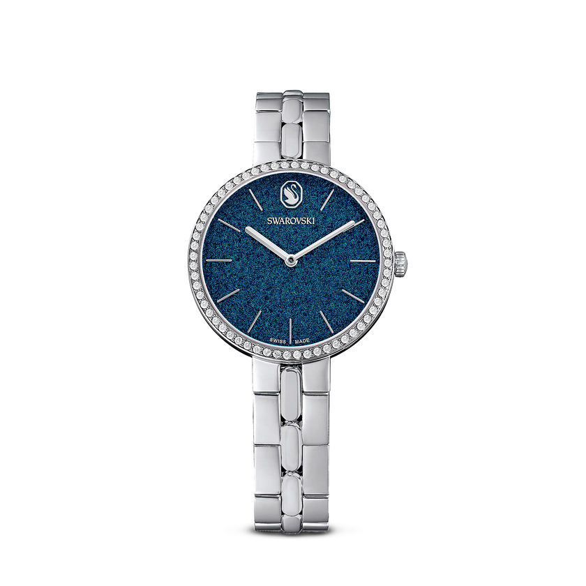 swarovski cosmopolitan watch  swiss made  metal bracelet  silver tone  stainless steel