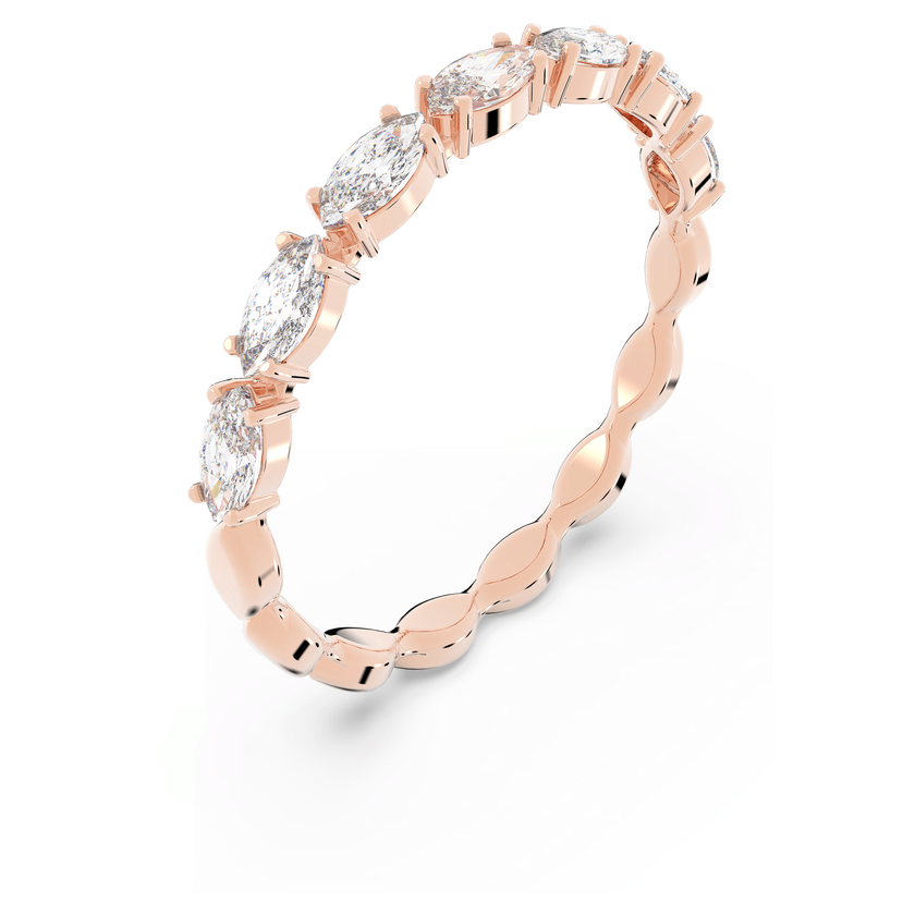 swarovski matrix vittore ring  marquise cut  white  rose gold tone plated