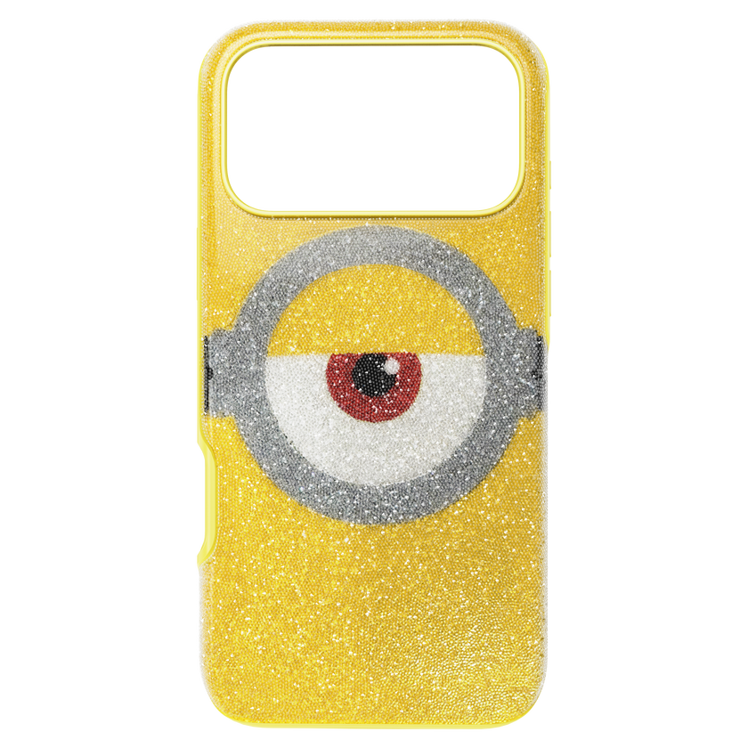 swarovski high smartphone case  minions  iphone  17 pro max  yellow