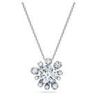 swarovski galaxy pendant  laboratory grown diamonds 2 ct tw  18k white gold