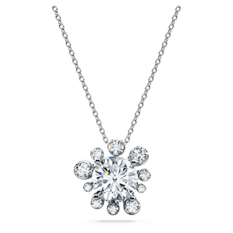 swarovski galaxy pendant  laboratory grown diamonds 2 ct tw  18k white gold