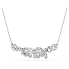 swarovski diapason necklace  mixed cuts  white  rhodium plated