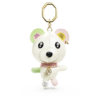 swarovski teddy bag charm bear multicolored gold tone plated