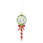 swarovski holiday cheers dulcis lollipop ornament  green