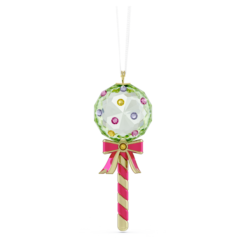 swarovski holiday cheers dulcis lollipop ornament  green