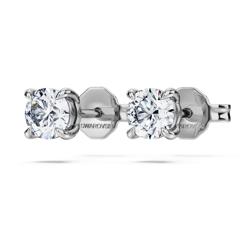 swarovski eternity stud earrings  laboratory grown diamonds 0 5 ct tw  18k white gold
