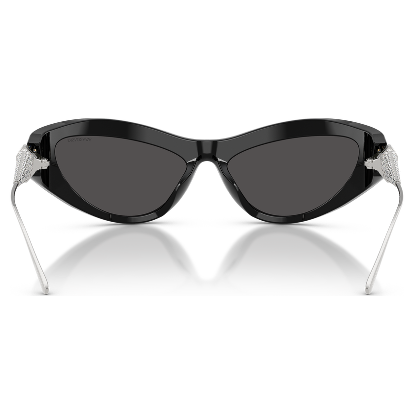 swarovski sunglasses  cat eye shape  sk6046  black