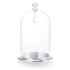 swarovski bell jar display large