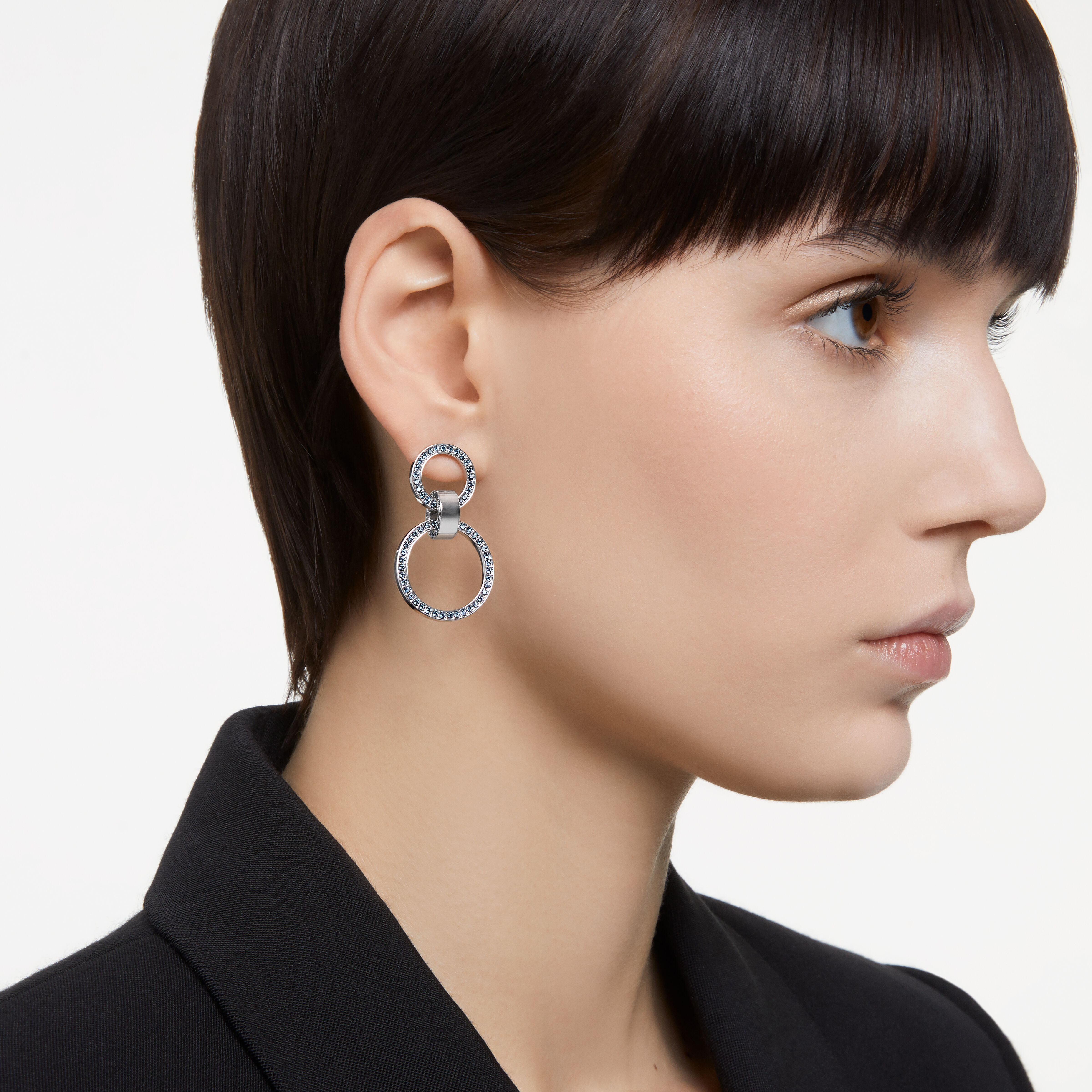 Swarovski fit shop hoop earrings