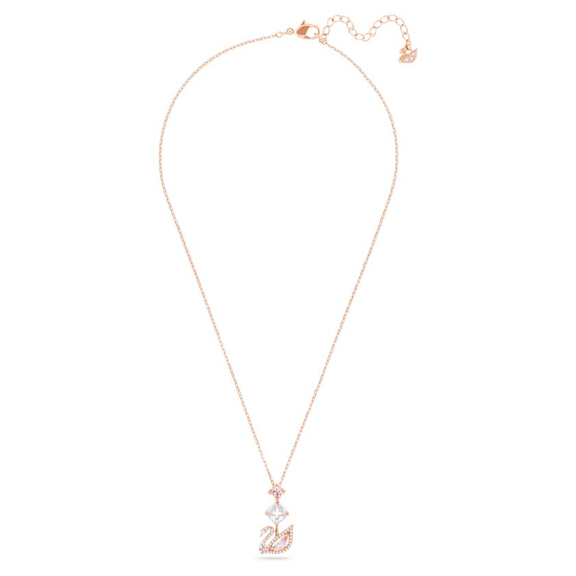 5485876 Swan pendant, Swan, Pink, Rose gold-tone plated | Swarovski Kuwait
