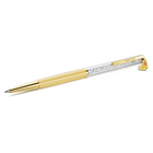 swarovski crystalline ballpoint pen  winnie the pooh  yellow lacquered  gold tone plated