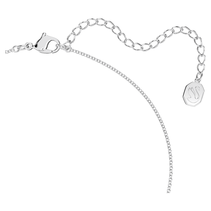 swarovski lilia y necklace  butterfly  blue  rhodium plated