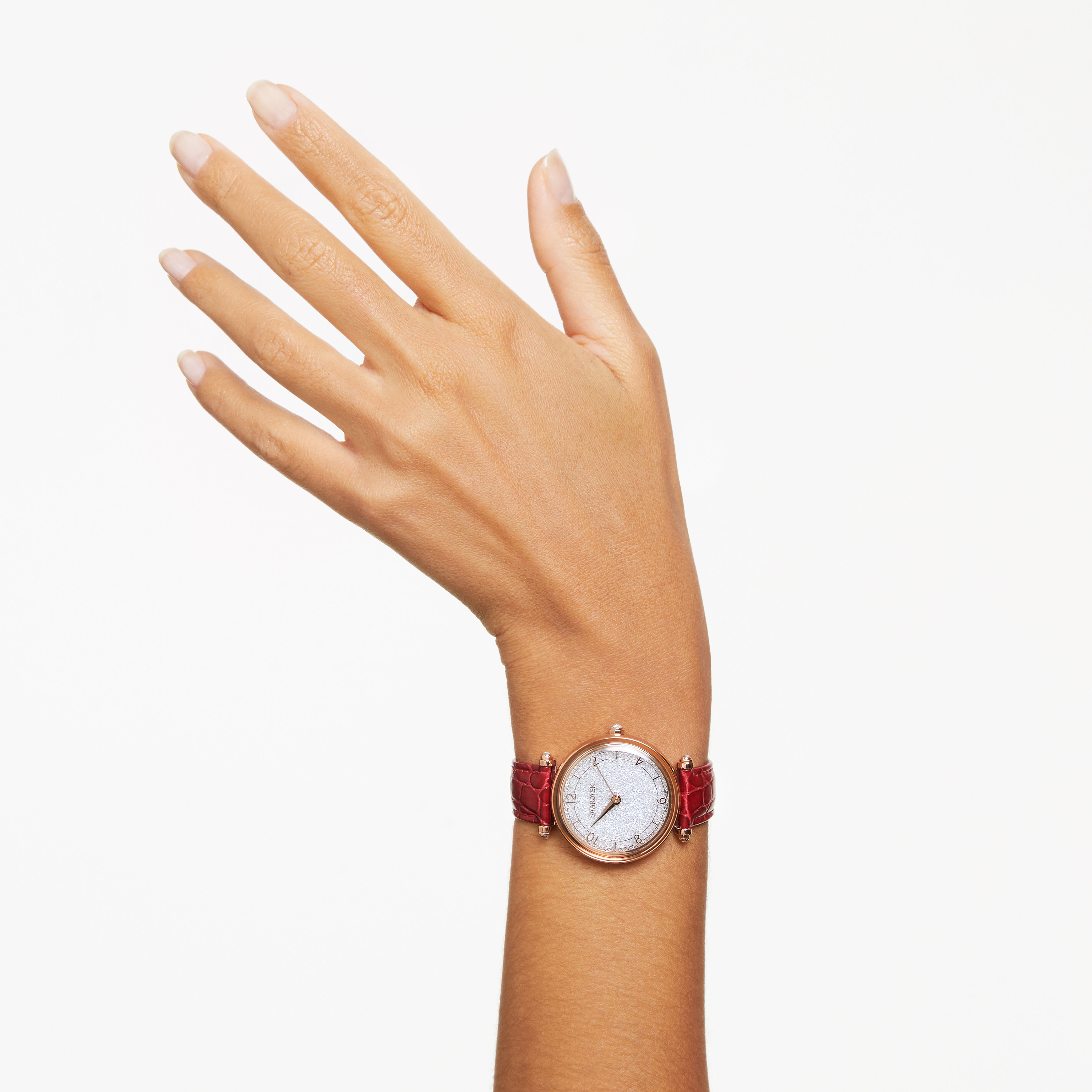 Swarovski red watch sales